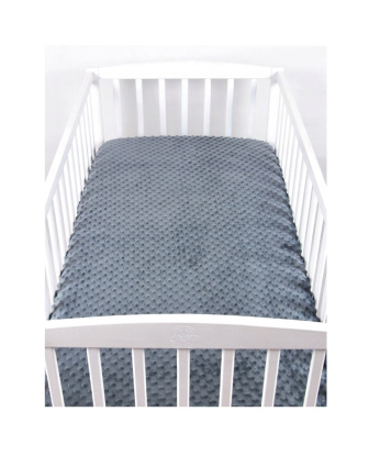 Prestieradlo minky - sivá