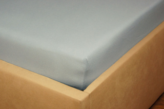 Jersey prestieradlo LUX s gumkou 90/200 cm - popol