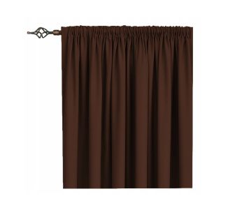 Záves Panama 140/250 cm s gumkou - hnedá