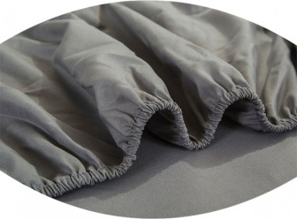 Jersey prostěradlo s gumkou 140/200 cm ECONOMY - černá