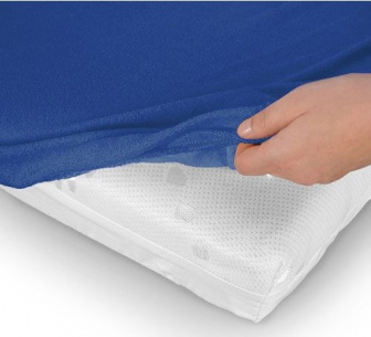 Frote prostěradlo s gumkou 160/200 cm ECONOMY - tmavě modrá