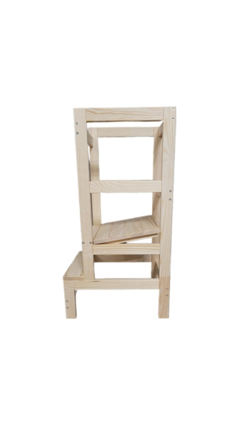 Detský pomocník - SCHODÍKY 3 / Kitchen Helper - prírodná