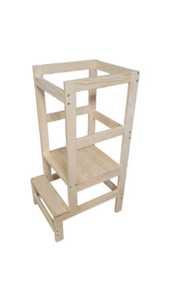 Detský pomocník - SCHODÍKY 3 / Kitchen Helper - prírodná