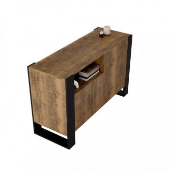 Komoda Aspect - dub halifax/černá