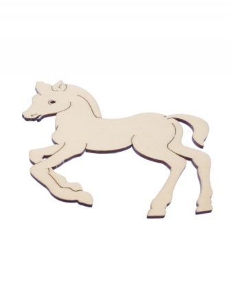 Dřevěná dekorace -  Hříbě