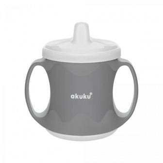 Nekapající hrneček bílo/šedý - 200 ml