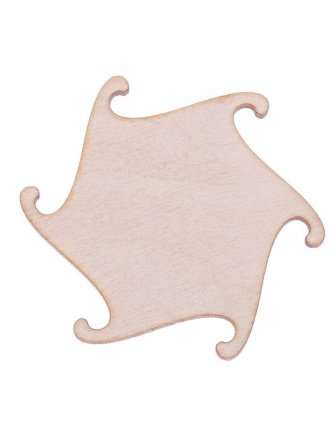 Servírovací podtácok - Vlnky / sada 10 kusov 10x10 cm