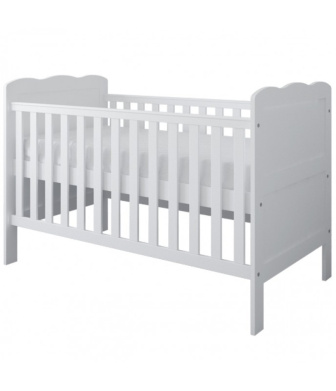 Postieľka 140/70 cm Inge - biela - 3v1 so šuplíkom