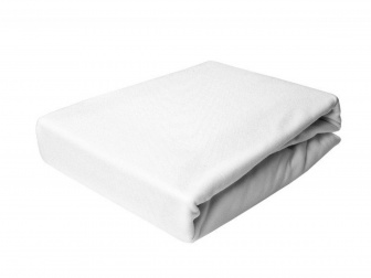 Plachta jersey LUX s gumkou 160/70 cm - biela