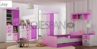 Postel Joy 160/80 cm + matrace + šuplík