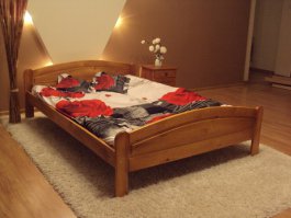 Postel Roxana 140 x 200 cm barva olše