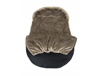 Fusak K26 flís černá / bordó