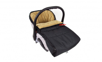 Fusak K24 minky čierny - béž