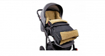 Fusak K24 minky čierny - béž