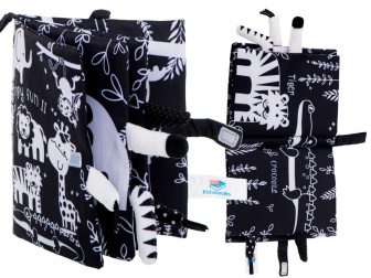 Kontrastní sensorická knížka safari