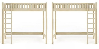 Jednolôžková poschodová posteľ Karol s roštom ZADARMO