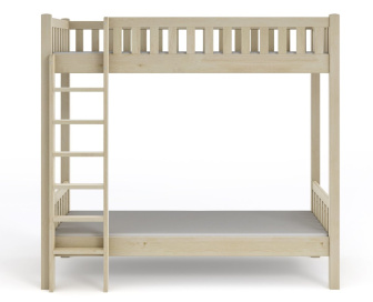 Patrová postel Karol - BÍLÁ + rošty ZDARMA