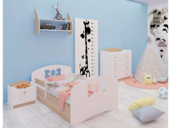 Postel Kiki 160/80 cm + šuplík + matrace