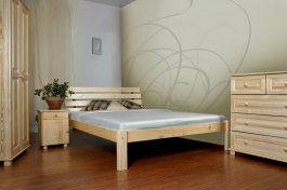 Postel Klára 160 x 200 cm masiv borovice