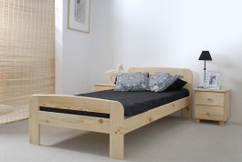 Postel Bohdana 90 x 200 cm masiv borovice
