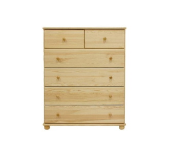Komoda z masivu borovice KN10 80/122/42 cm