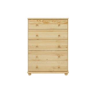 Komoda z masivu borovice KN11 80/122/42 cm