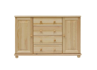 Komoda z masivu borovice KN36 118/78/42 cm