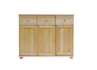 Komoda z masivu borovice KN41 118/100/42 cm