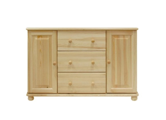 Komoda z masivu borovice KN43 118/78/42 cm