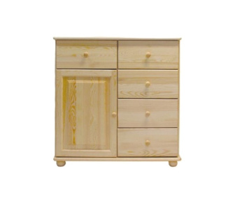 Komoda z masivu borovice KN47 80/100/42 cm