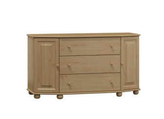 Komoda z masivu borovice KN55 140/78/47 cm
