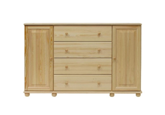 Komoda z masivu borovice KN58 156/100/42 cm