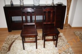 Židle z masivu Janek - ořech