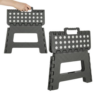 Skladací schodík / stolička - Siva