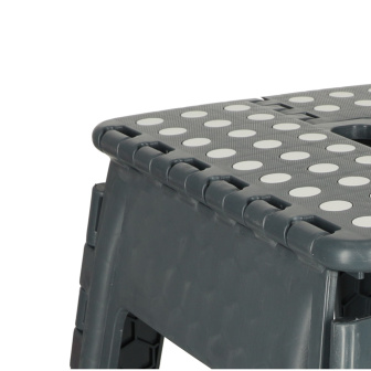 Skládací schůdek / stolička - šedivá