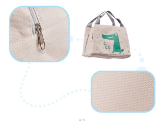 Detská termotaštička - krokodíl