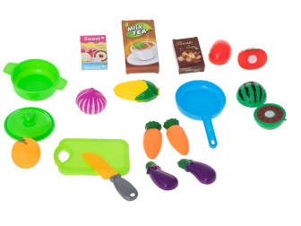 Košík na nákupy a varenie