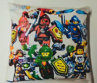 Dětský povlak na polštář 40x40 cm - Lego / krém