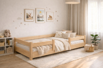 Rostoucí postel Montessori Tobi 90x200 cm + rošt ZDARMA