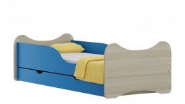 Postel Lojzík N21 180/90 cm + matrace + šuplík modrý