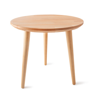 Kulatý stolek z bukového masivu - 60 cm