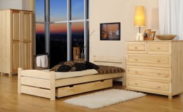 Postel Tereza 80 x 200 cm masiv borovice