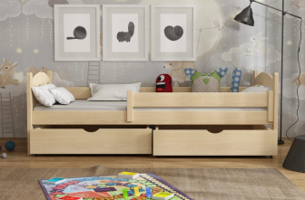 Postel Majka 180/80 cm + šuplíky + rošt