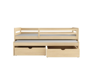 Posteľ masív výsuv Vilém 180x80 cm + šuplíky+rošty