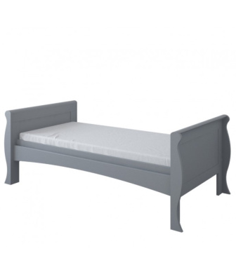 Postieľka 140/70 cm Margit - siva - 3v1