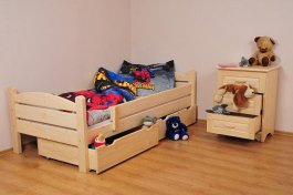 Postel Matěj 90x200 + šuplíky a rošt ZDARMA