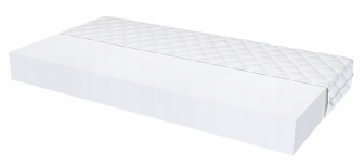 Postel z masivu borovice Šárka 120x200 cm - PŘÍRODNÍ + matrace Diana 12 cm + rošt ZDARMA