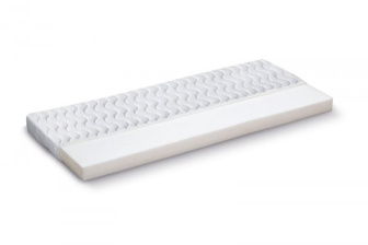 Posteľ z masívu borovice Šárka 90x200 cm - BIELA  + matrace Medical + rošt ZADARMO