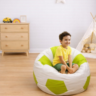 Sedací vak fotbalový míč 300L, 80 cm XL nr.03