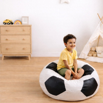 Sedací vak fotbalový míč 300L, 80 cm XL r.12